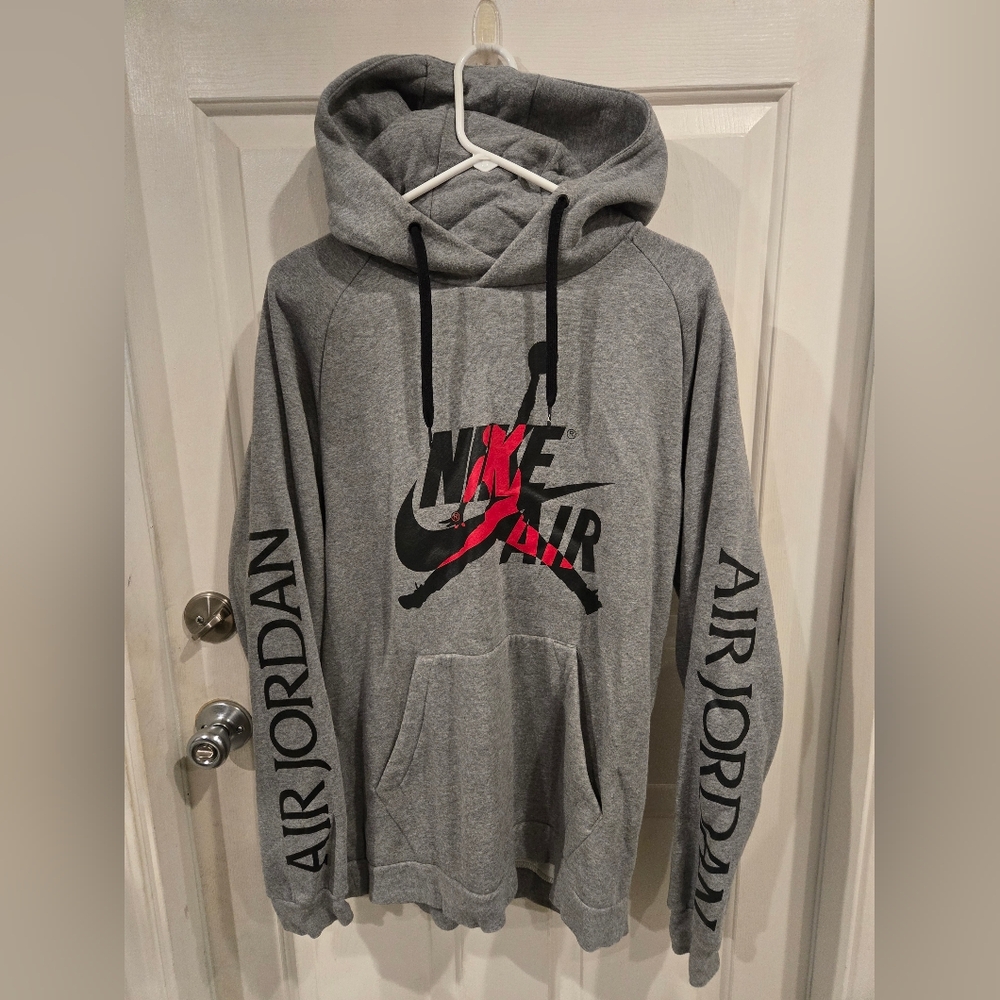 Nike Air Jordan Gray Hoodie